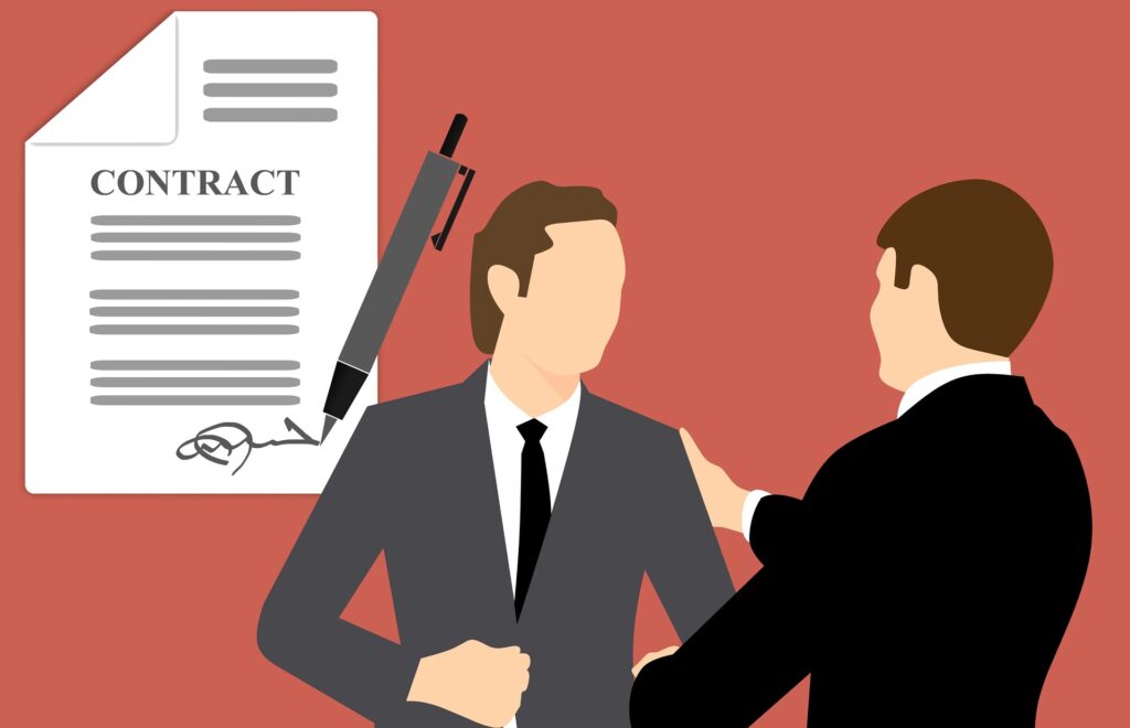 Signer un contrat de partenariat avec une entreprise pour gagner de nouveaux clients